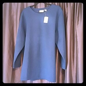 Fashion Bug, Navy, Plus, Warm Shirt